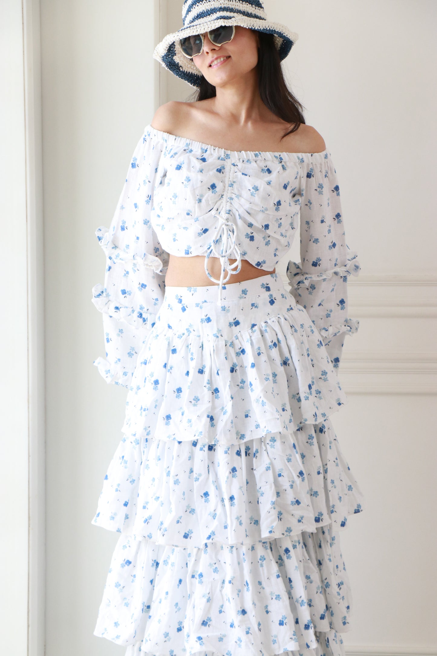 Vanilla Sky Ruffles Co-ord Set