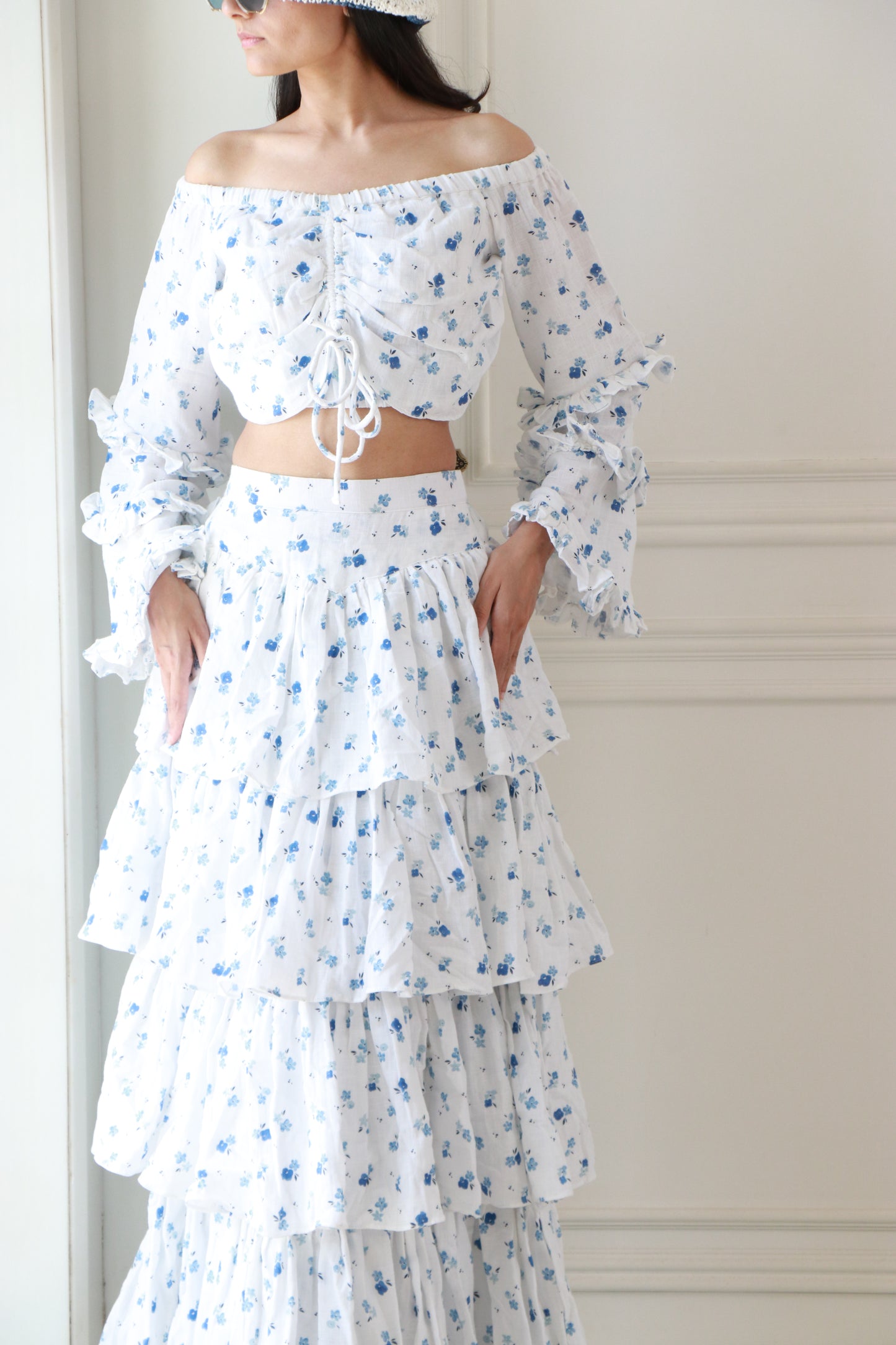 Vanilla Sky Ruffles Co-ord Set